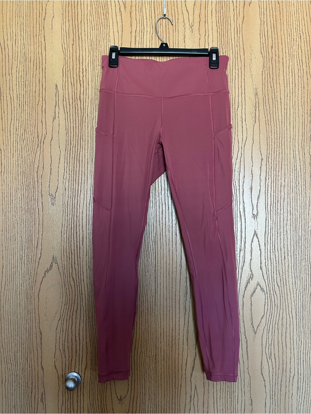 High-Waist Dusty Rose Active Leggings